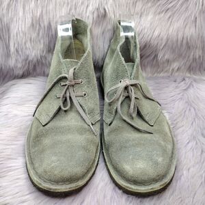 Clarks Original Desert Boot Distressed Suede Chukka Ankle Mens Size 8 Grey